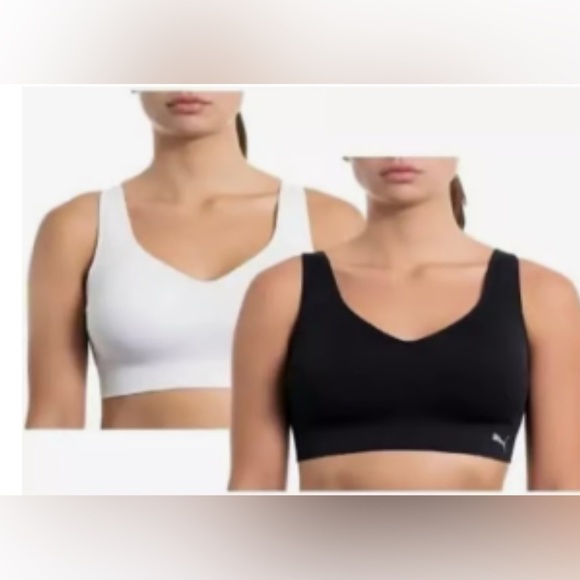 Puma 2 pack Seamless Sports Bras Size L - Picture 1 of 7